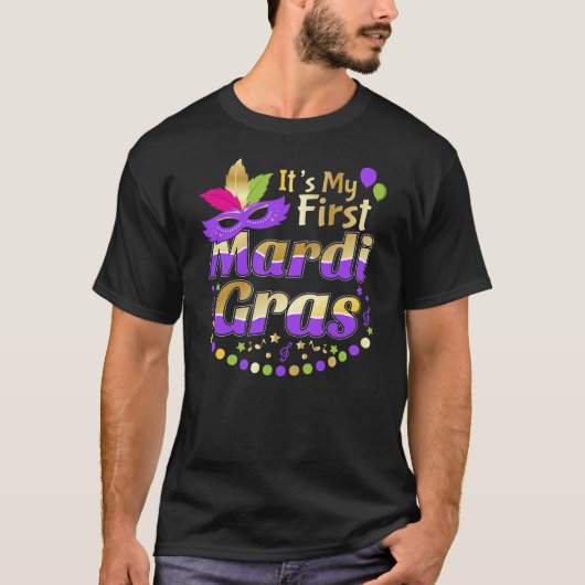 New Orleans is mijn eerste mardi Gras parade T-shirt (Voorkant)