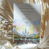 New Orleans Jackson Square Destination Wedding Kaart