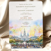 New Orleans Jackson Square Destination Wedding Kaart