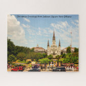 New Orleans Jackson Square. Jigzaag Puzzle Legpuzzel (Horizontaal)