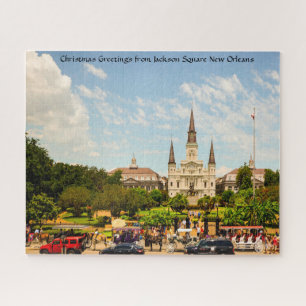 New Orleans Jackson Square. Jigzaag Puzzle Legpuzzel