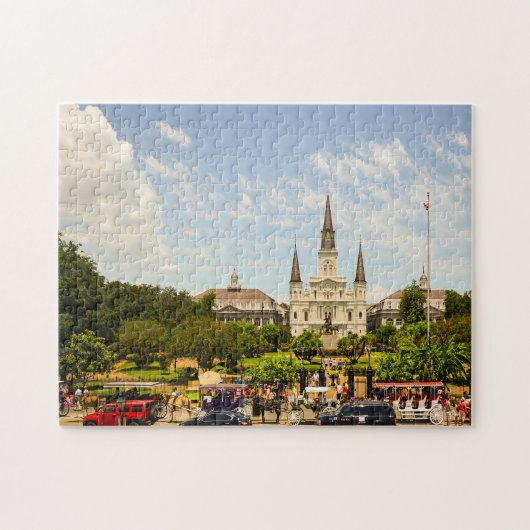 New Orleans Jackson Square. Legpuzzel (Horizontaal)