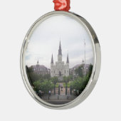 New Orleans Jackson Square Metalen Ornament (Links)