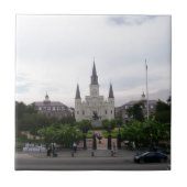 New Orleans Jackson Square Tegeltje (Voorkant)