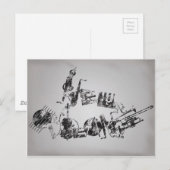 New Orleans Jazz Briefkaart (Voorkant / Achterkant)