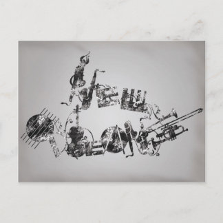 New Orleans Jazz Briefkaart