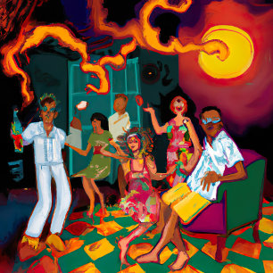 New Orleans Jazz Fest Party Poster