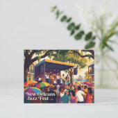 New Orleans Jazz Fest, VS Briefkaart (Staand voorkant)