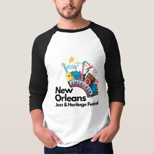 New Orleans Jazz & Heritage Festival T-shirt (Voorkant)
