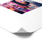 New Orleans Jazz | Messing muzikant Poster (Hoek)