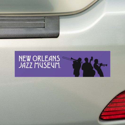 New Orleans Jazz Museum Bumpersticker (Op auto)