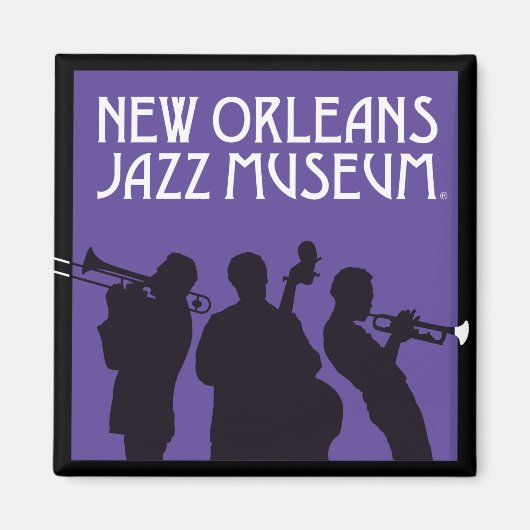 New Orleans Jazz Museum® Musici Magnet (Voorkant)