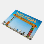 New Orleans Jazz Music Time Deurmat (Schuin)