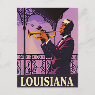🎷 New Orleans Jazz Night Herinneringen Briefkaart