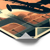 New Orleans Jazz Night - kunst Poster (Hoek)