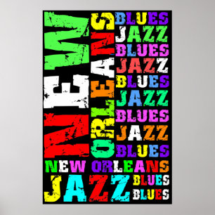 New Orleans Jazz Poster