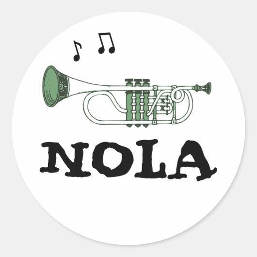 New Orleans Jazz Trumpet sticker (Voorkant)