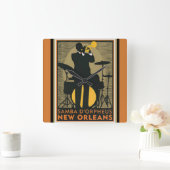 New Orleans Jazz Wall klok (Huis)