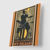 New Orleans Jazz Wall klok (Hoek)