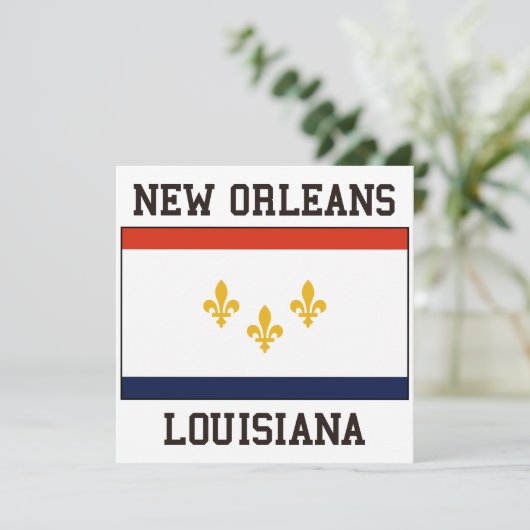 New Orleans Kaart (Staand voorkant)