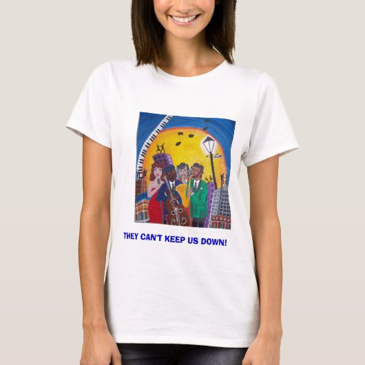 NEW ORLEANS KATRINA LADIES T-SHIRT (Voorkant)