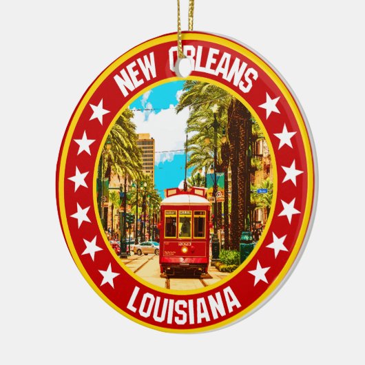 New Orleans Keramisch Ornament (Links)