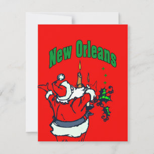 New Orleans kerstboom Feestdagenkaart