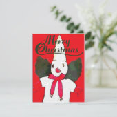 New Orleans kerstman Feestdagenkaart (Staand voorkant)