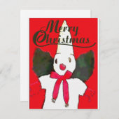 New Orleans kerstman Feestdagenkaart (Voorkant / Achterkant)