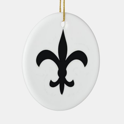 New Orleans kerstversiering Keramisch Ornament (Rechts)