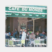 New Orleans Koffie en Beignets Magneet (Voorkant)