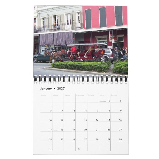New Orleans, LA, 2012, Calendar Kalender (Jan 2027)