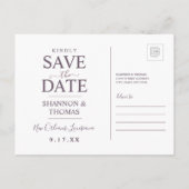 New Orleans, LA | De datum opslaan Uitnodiging Briefkaart (Achterkant)