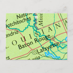 New Orleans LA Louisiana Briefkaart Baton Rouge