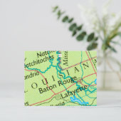 New Orleans LA Louisiana Briefkaart Baton Rouge (Staand voorkant)
