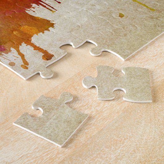 New Orleans, LA | Waterverf City Skyline Legpuzzel (Zijkant)