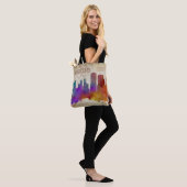 New Orleans, LA | Waterverf City Skyline Tote Bag (Op model)
