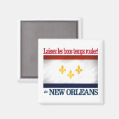 New Orleans - Laat de goede tijden rollen! Magneet (Voorkant / Achterkant)