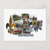 New Orleans Landmarks Briefkaart (Voorkant)
