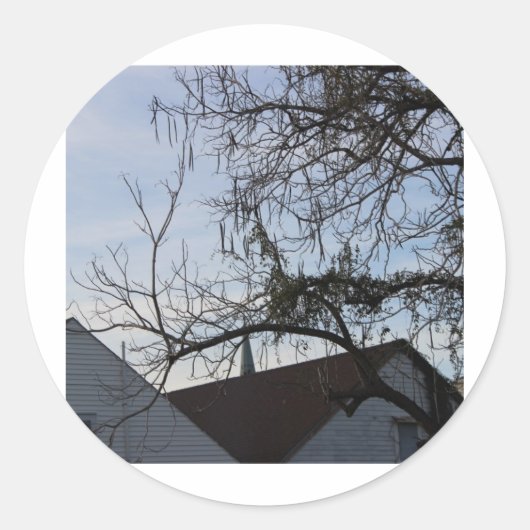 New Orleans Lifestyle Ronde Sticker (Voorkant)