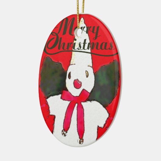 New Orleans Little Snowman Keramisch Ornament (Links)