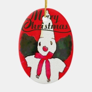 New Orleans Little Snowman Keramisch Ornament