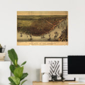 New Orleans, Louisiana 1885 Poster (Thuiskantoor)