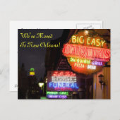 New Orleans Louisiana Adreswijziging Aankondigingskaart (Voorkant / Achterkant)