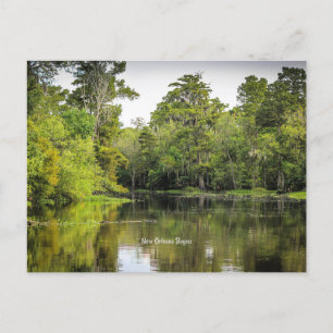 New Orleans, Louisiana, bayou, Briefkaart