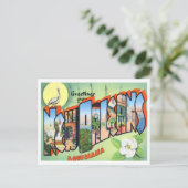 New Orleans, Louisiana Big Letters Briefkaart (Staand voorkant)