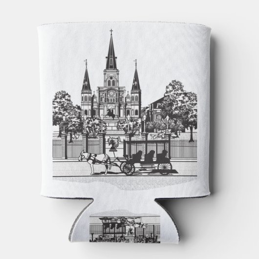 New Orleans, Louisiana Blikjeskoeler (Achterkant)