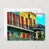 New Orleans, Louisiana Briefkaart (Voorkant / Achterkant)
