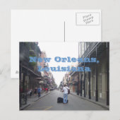 New Orleans, Louisiana Briefkaart (Voorkant / Achterkant)