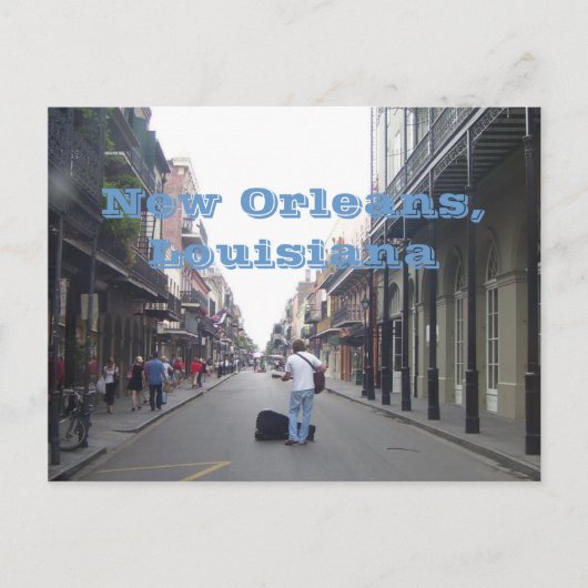 New Orleans, Louisiana Briefkaart (Voorkant)